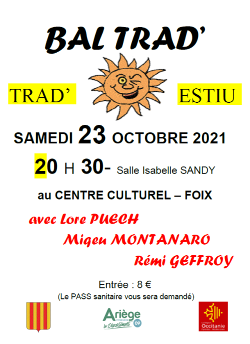 Bal Trad à Foix le 23 Octobre