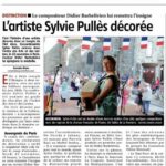 Sylvie Pullès accordéoniste, Comitat d'Espalion,  décorée !