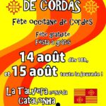Fête Occitane à Cordes ( Tarn ) les 14 et 15 août .