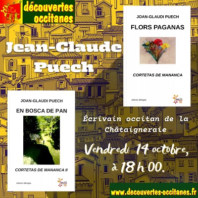Rencontre avec … Jean Claude Puech, vendredi 14 octobre