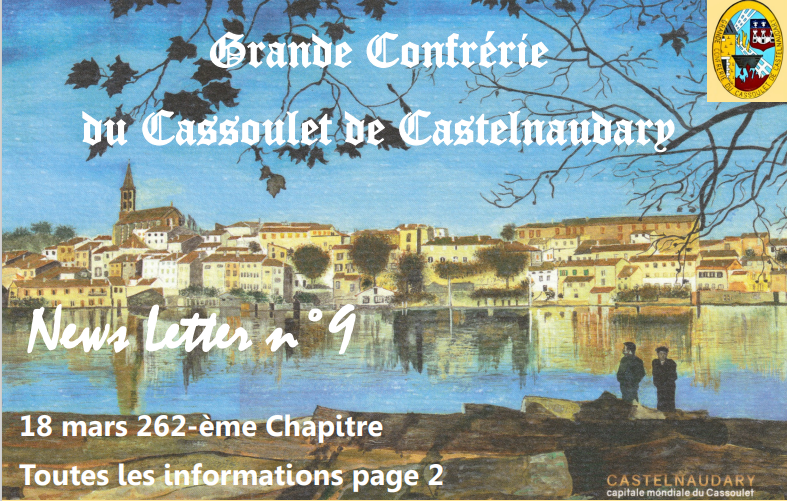 262-ème chapitre de la Grande Confrérie du Cassoulet à Castelnaudary