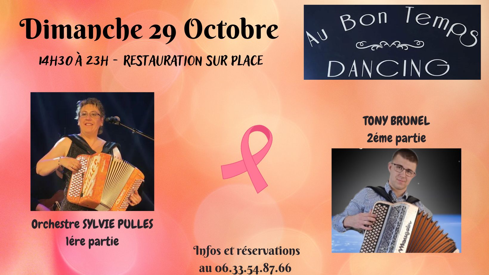 Sylvie Pullès au dancing Au Bon Temps à Aurillac