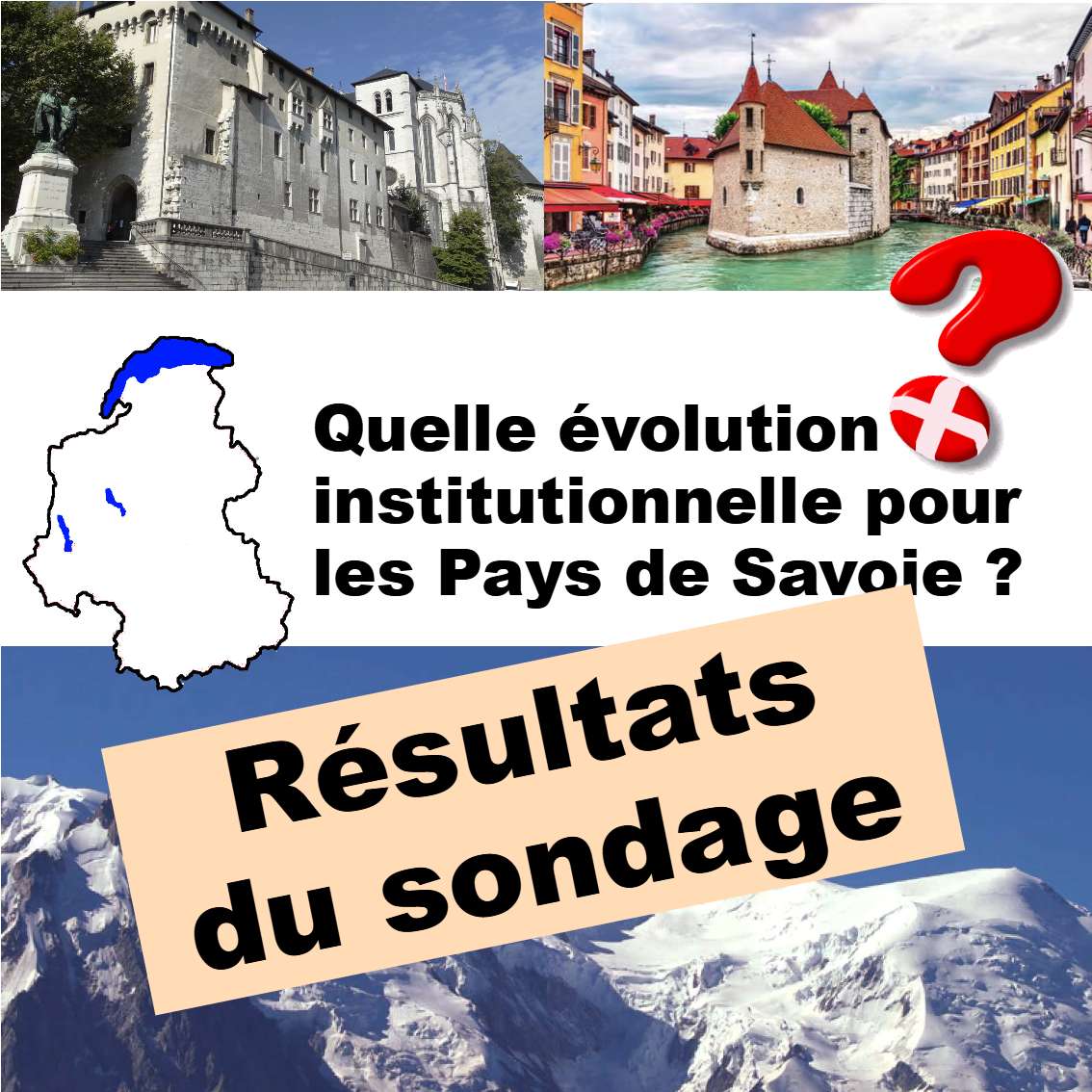 « Quelle évolution institutionnelle souhaiteriez-vous pour les Pays de Savoie ? ».