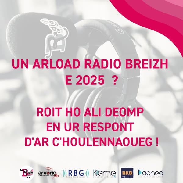 – Bretagne –  Les cinq radios en breton.