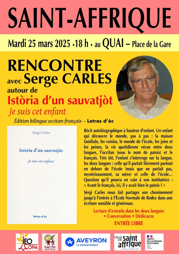 (12) St Affrique rencontre avec Serge CARLES