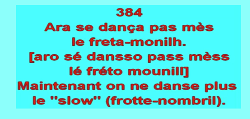 La phrase du jour :