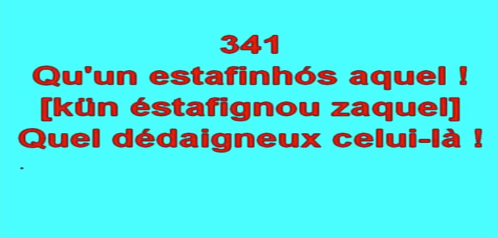 La phrase du jour :