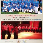 les Mâles au Chœur de Tolosa accueilleront le groupe polyphonique Breton Sadorn pour 2 concerts.