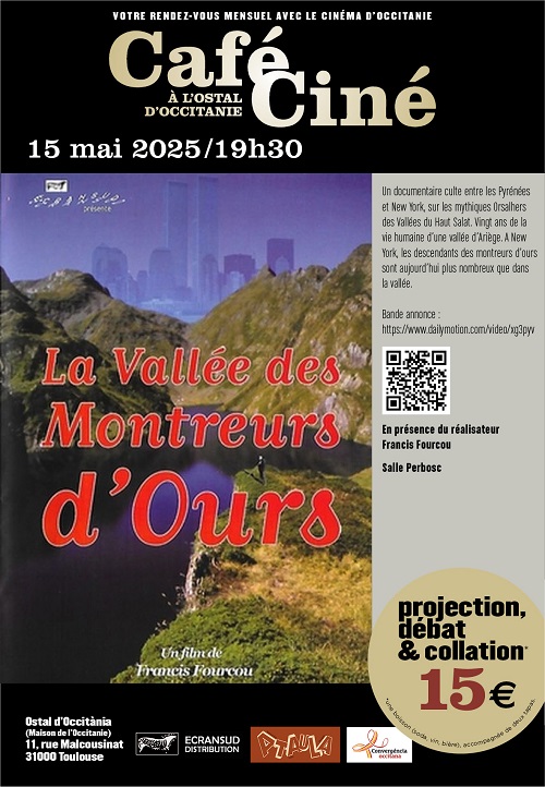 Café Ciné propose "La vallée des montreurs d'ours“ en présence du réalisateur Francis Fourcou.
