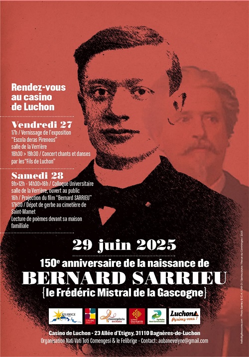 Casino de Luchon, hommage à Bernard Sarrieu.