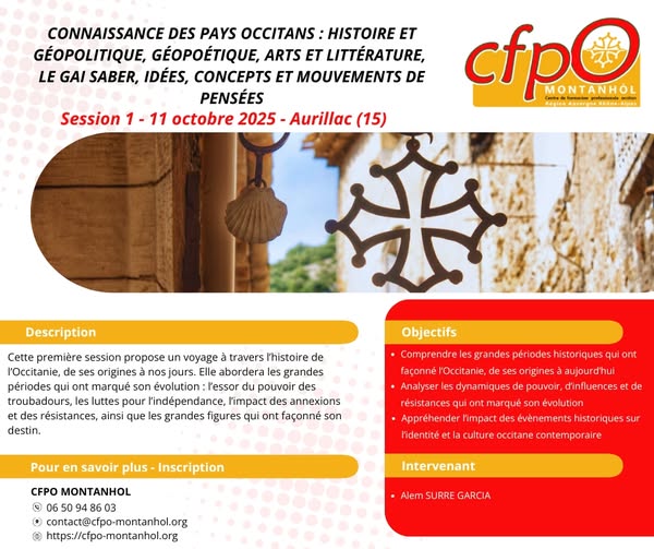 Alem Surre Garcia animera un cursus de formation