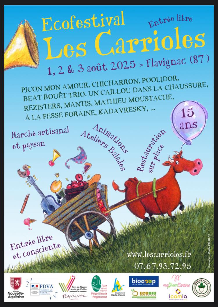 – 87 – A Flavignac festival Les Carrioles (1-3 août)