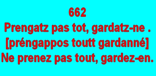 La phrase du jour :