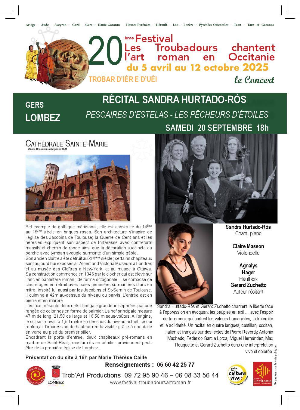 (32) Festival Les Troubadours chantent l'art roman à Lombez