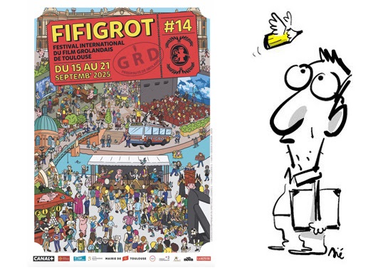 Dans le cadre du festival FIFIGROT, le dessinateur Sié s'expose à l'Ostal d'Occitania