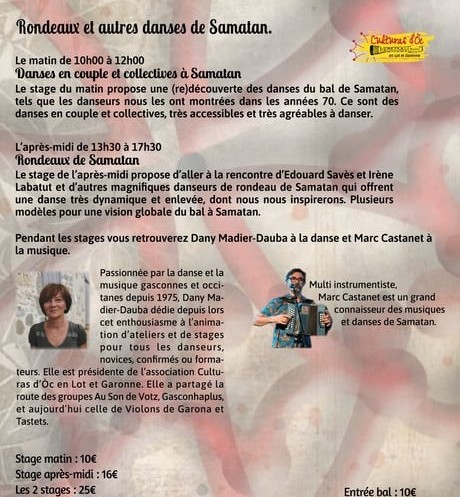 – 32 – Danses de Samatan