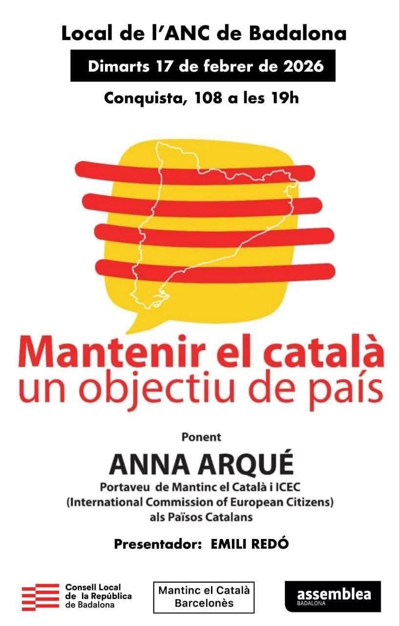 BADALONA, dimarts 17 febrer!