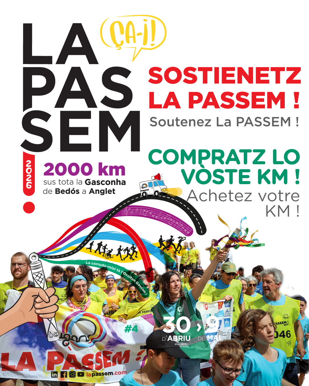 En soutenant La Passems