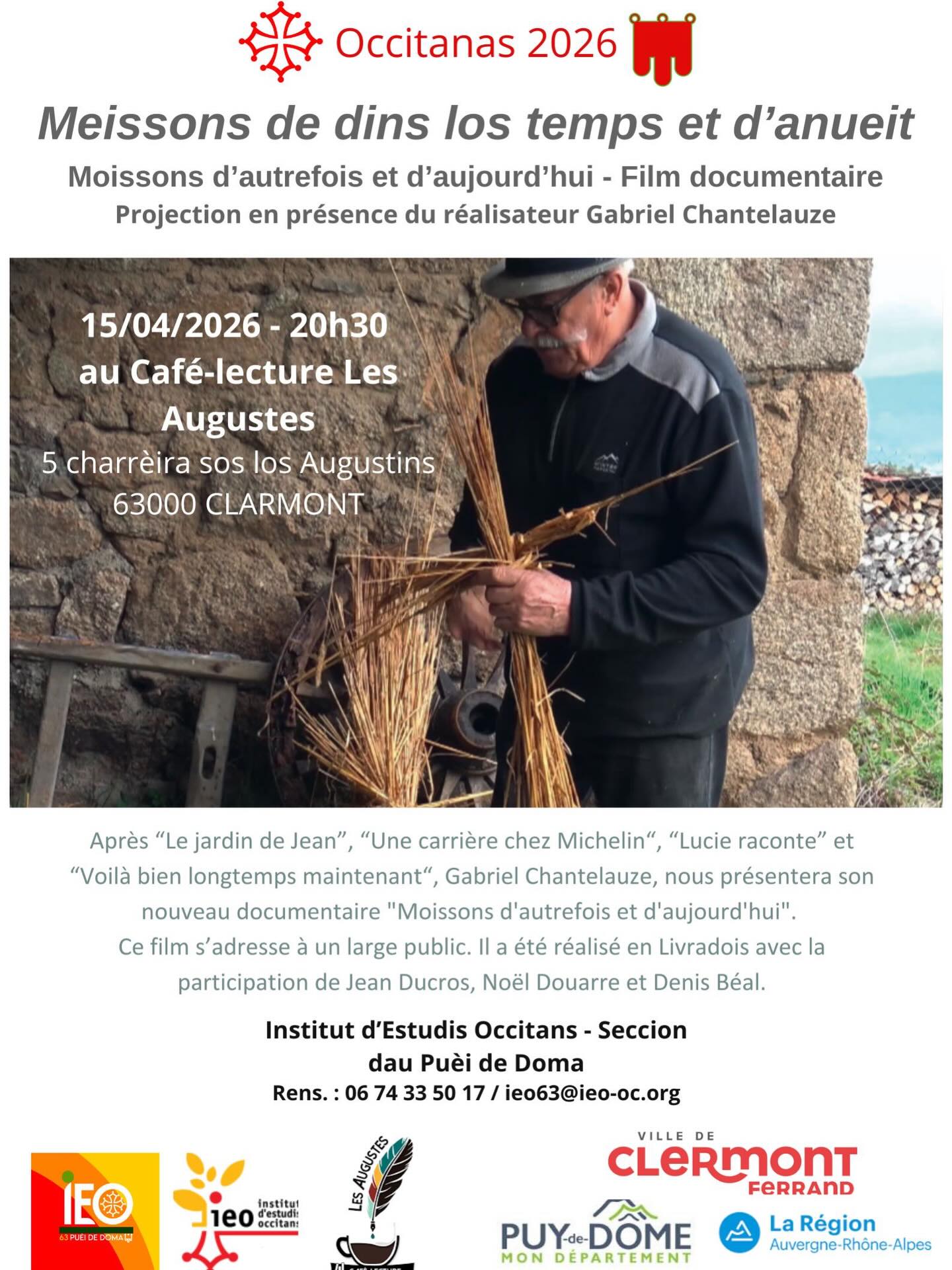 “Meissons de dins los temps e d’anueit”.