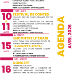 (31) Agenda du mois d'Avril à l'Ostal d'Occitania Toulouse