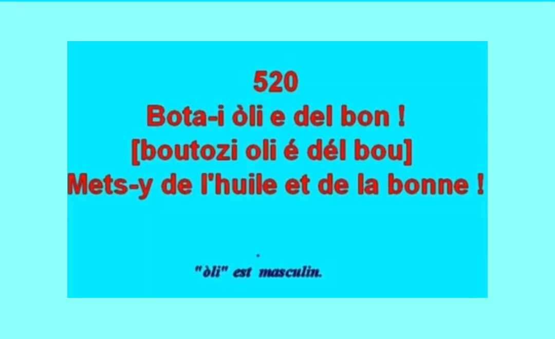 O sabiatz aquò