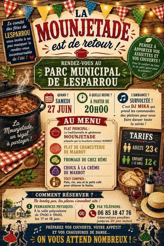 (09) LA MOUNJETADE est de retour ! à Lesparrou