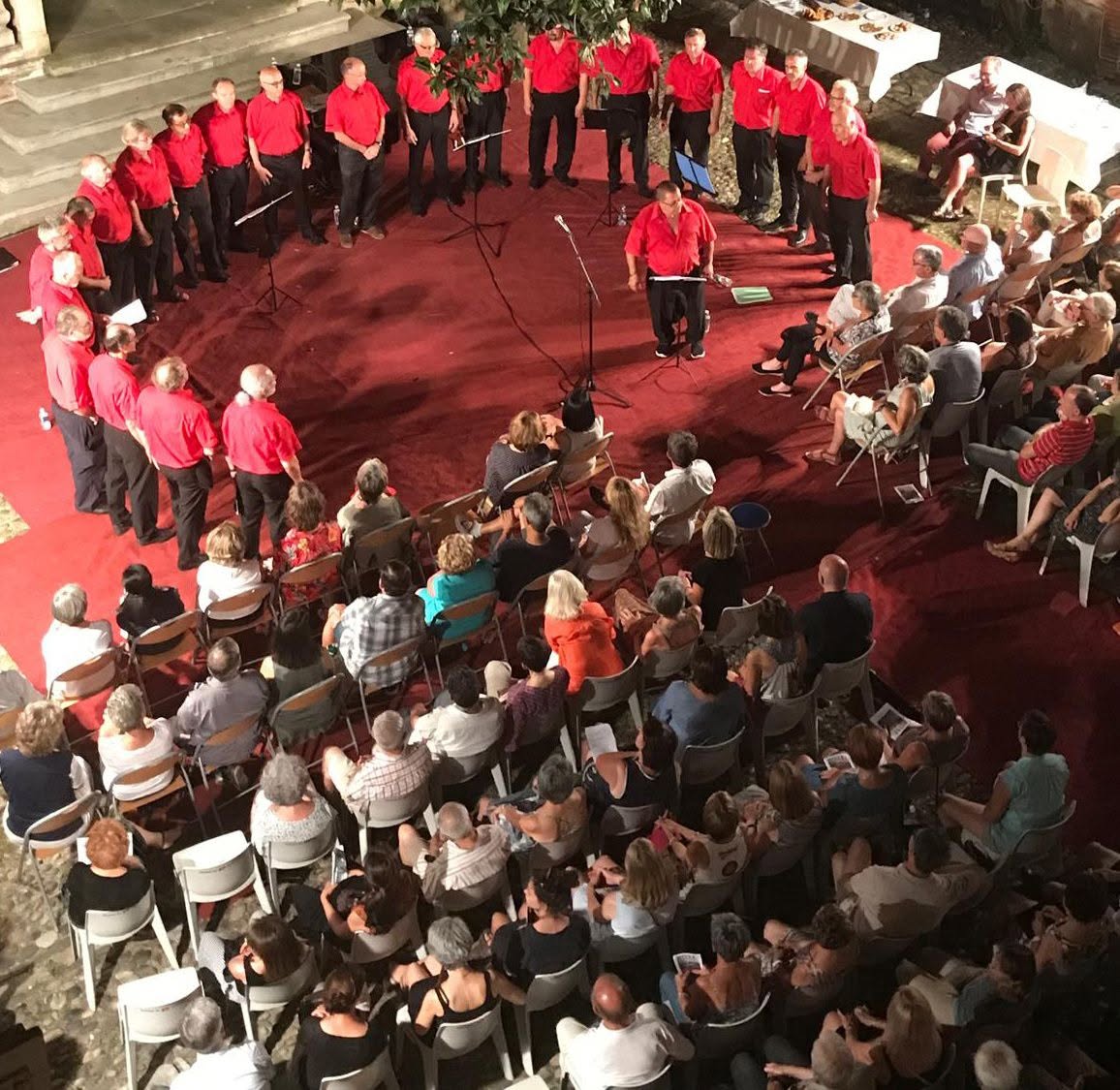 Concerto Musical do Grupo Mâles au Choeur de Tolosa, em Picote