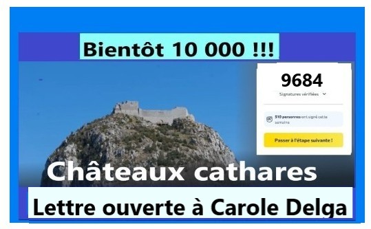 Châteaux cathares :  Lettre ouverte à Carole Delga