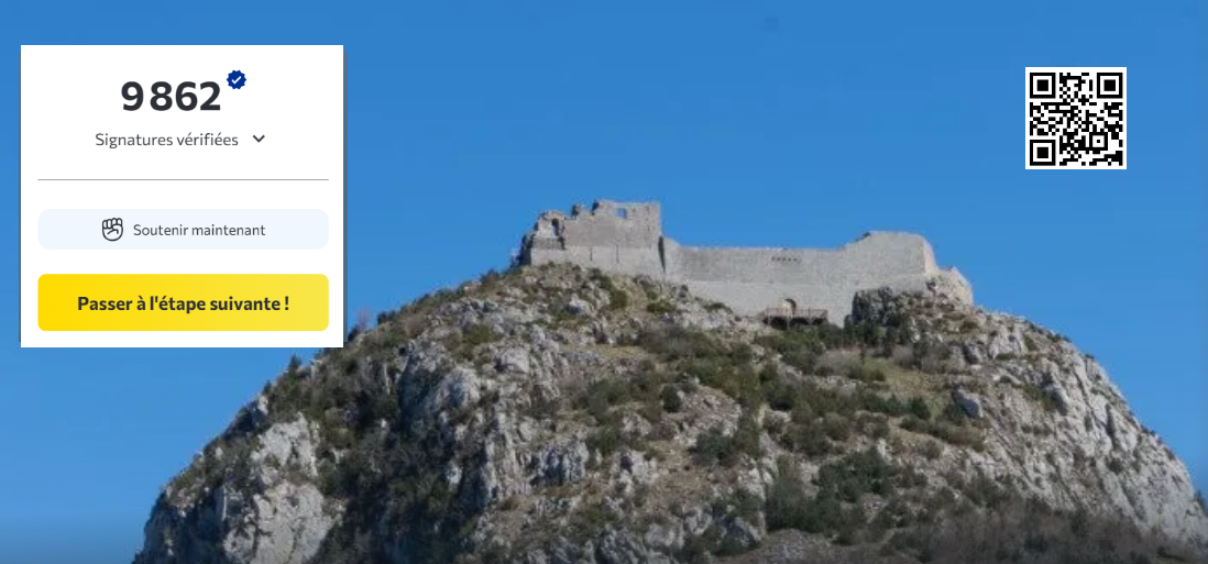 Quéribus dernière forteresse cathare