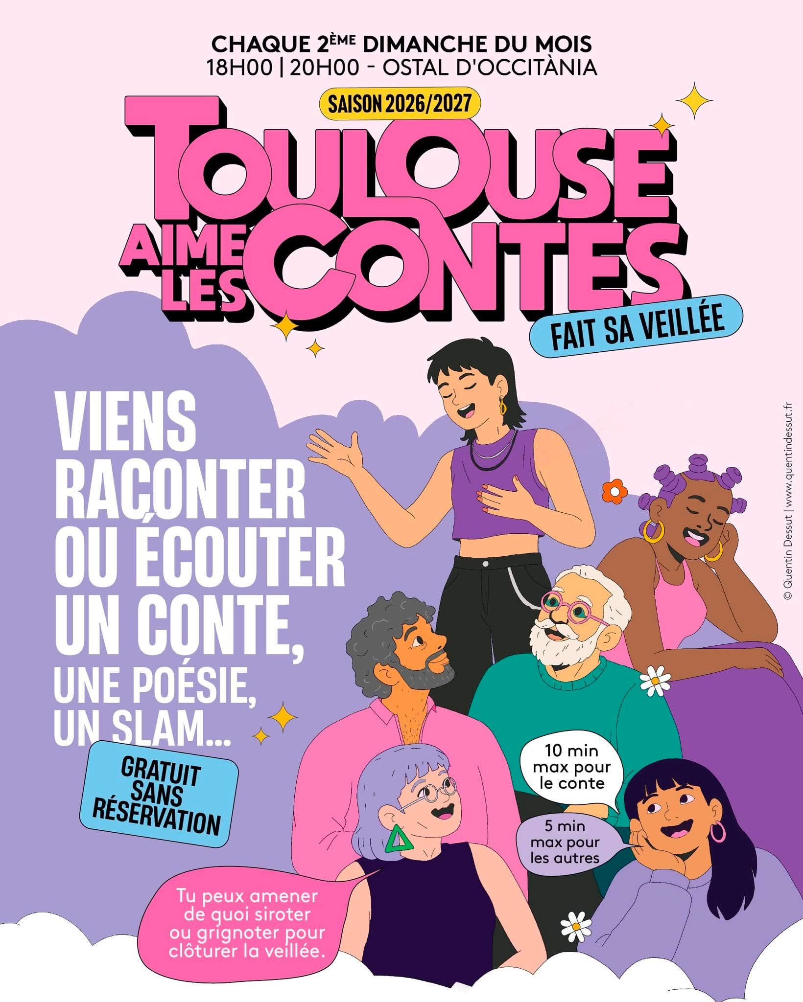 TOULOUSE : les veillées de « Toulouse aime les contes » reprennent !!!